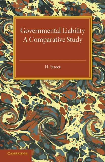 Book cover of: Governmental Liability. By: H. Street