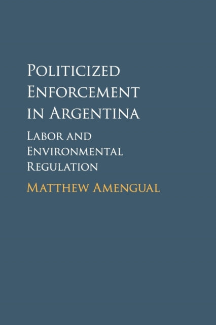 Book cover of: Politicized Enforcement in Argentina. By: Matthew Amengual