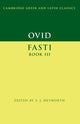 Book cover of: Ovid: Fasti Book 3. By: S. J. Heyworth