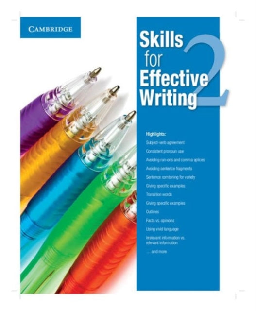 Book cover of: Skills for Effective Writing Level 2 Student's Book