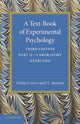 Book cover of: Text-Book of Experimental Psychology: Volume 2, Laboratory Exercises. By: Charles S. Myers