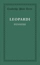 Book cover of: Pensieri. By: Giacomo Leopardi