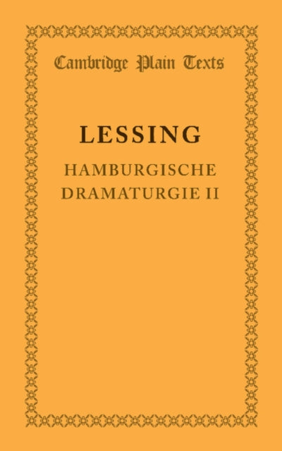 Hamburgische Dramaturgie II