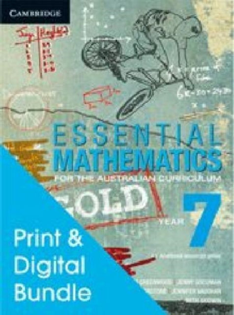 Book cover of: Essential Mathematics Gold for the Australian Curriculum Year 7 and Cambridge HOTmaths. By: David Greenwood