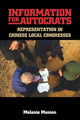 Book cover of: Information for Autocrats. By: Melanie Manion