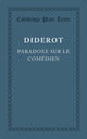 Book cover of: Paradoxe sur le Comedien. By: Denis Diderot