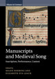 Book cover of: Manuscripts and Medieval Song