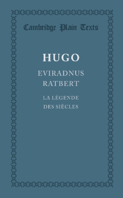 Book cover of: Eviradnus Ratbert. By: Victor Hugo