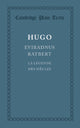 Book cover of: Eviradnus Ratbert. By: Victor Hugo