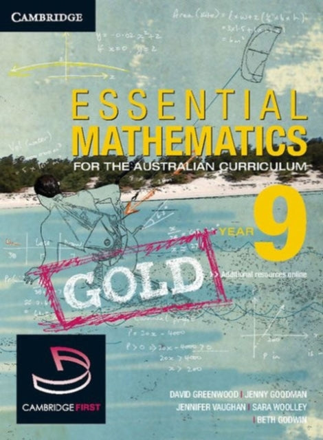 Book cover of: Essential Mathematics Gold for the Australian Curriculum Year 9 and Cambridge HOTmaths Gold. By: David Greenwood
