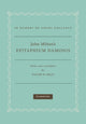 Book cover of: John Milton's Epitaphium Damonis. By: John Milton