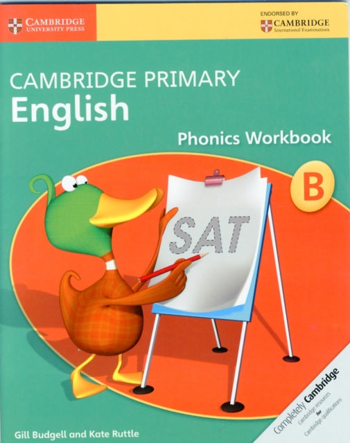 Book cover of: Cambridge Primary English Phonics Workbook B. By: Gill Budgell