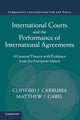 Book cover of: International Courts and the Performance of International Agreements. By: Clifford J. Carrubba