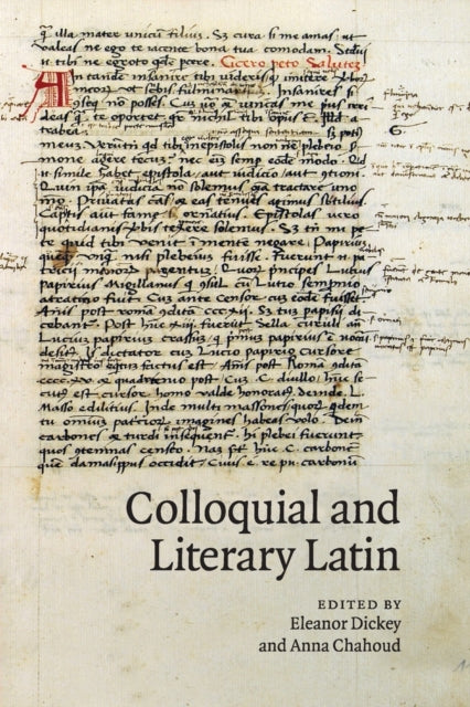 Book cover of: Colloquial and Literary Latin