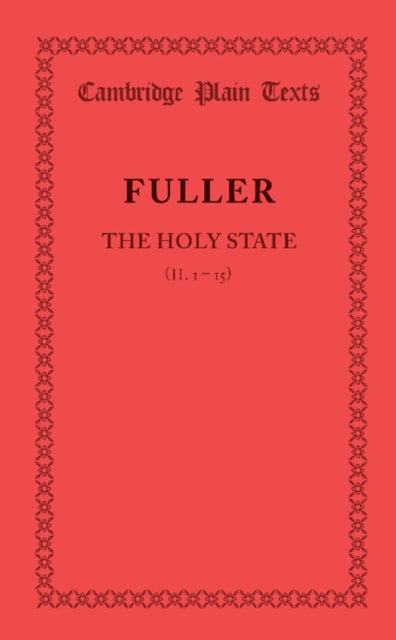 Book cover of: Holy State: Book 2 Chapters 1–15. By: Thomas Fuller