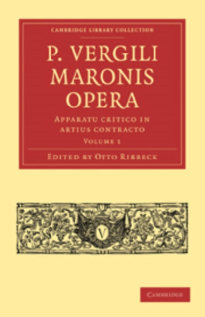 Book cover of: P. Vergili Maronis Opera: Volume 1. By: Publius Vergilius Maro