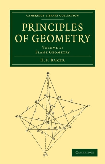 Book cover of: Principles of Geometry. By: H. F. Baker