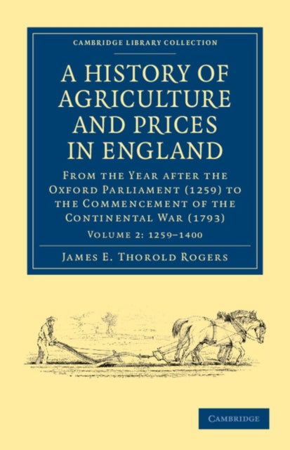 Book cover of: History of Agriculture and Prices in England