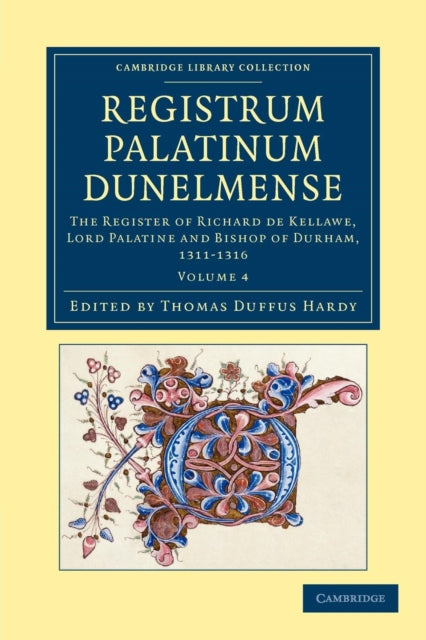 Book cover of: Registrum Palatinum Dunelmense. By: Thomas Duffus Hardy