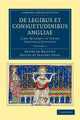 Book cover of: De Legibus et Consuetudinibus Angliae. By: Henry de Bracton