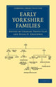 Book cover of: Early Yorkshire Families. By: Charles Clay