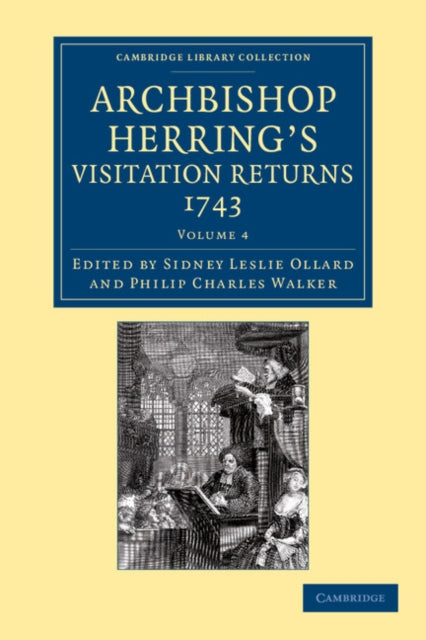 Book cover of: Archbishop Herring's Visitation Returns, 1743. By: Sidney Leslie Ollard