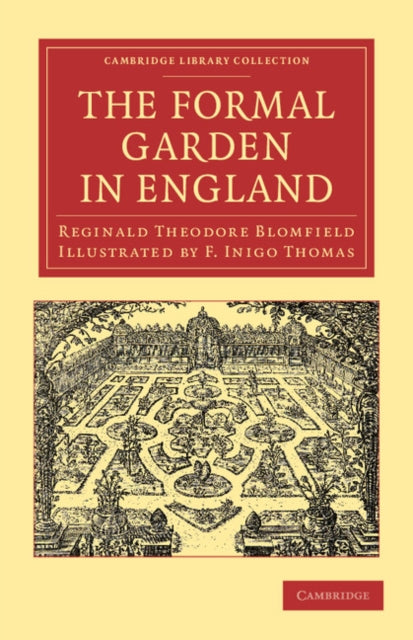 Book cover of: Formal Garden in England. By: Sir Reginald Theodore Blomfield