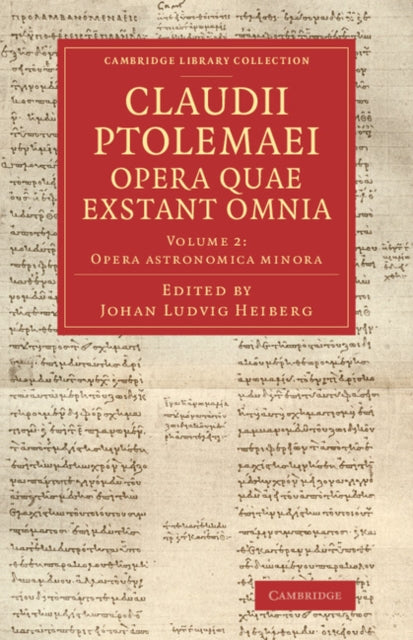 Book cover of: Claudii Ptolemaei opera quae exstant omnia. By: Ptolemy