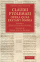 Book cover of: Claudii Ptolemaei opera quae exstant omnia. By: Ptolemy