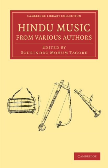 Book cover of: Hindu Music from Various Authors. By: Sourindro Mohum Tagore
