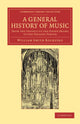 Book cover of: General History of Music. By: William Smith Rockstro