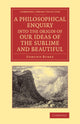 Book cover of: Philosophical Enquiry into the Origin of our Ideas of the Sublime and Beautiful. By: Edmund Burke