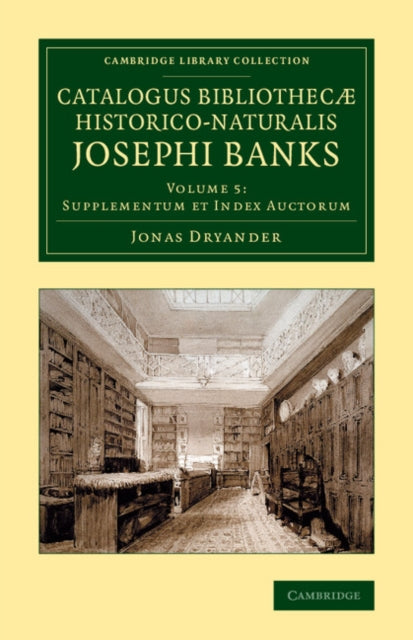 Catalogus bibliothecæ historico-naturalis Josephi Banks