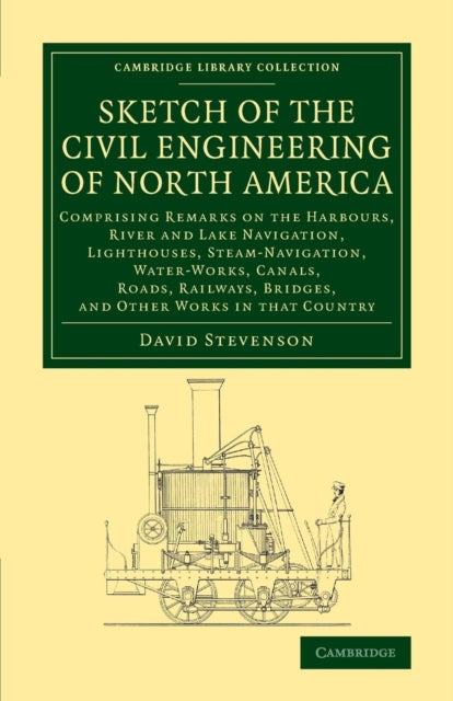 Book cover of: Sketch of the Civil Engineering of North America. By: David Stevenson
