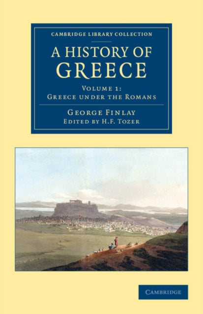Book cover of: History of Greece. By: George Finlay