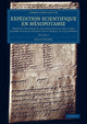 Book cover of: Expedition scientifique en Mesopotamie. By: Julius Oppert