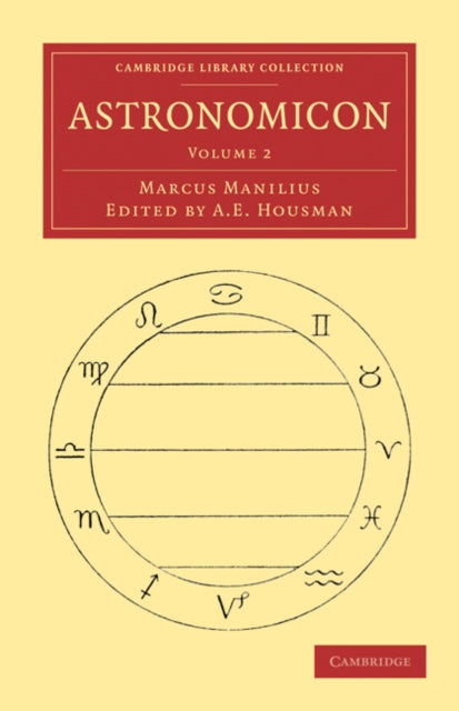 Book cover of: Astronomicon. By: Marcus Manilius