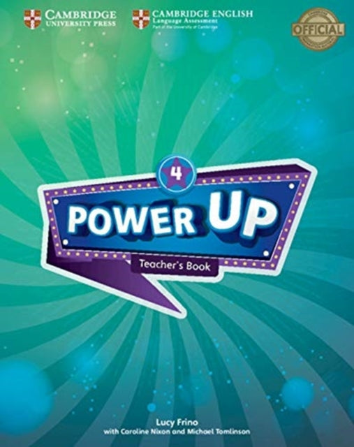 Book cover of: Power Up Level 4 Teacher's Book. By: Lucy Frino