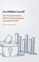 Book cover of: Are Politics Local?. By: Scott Morgenstern