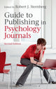 Book cover of: Guide to Publishing in Psychology Journals. By: Robert J. Sternberg