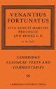 Book cover of: Venantius Fortunatus: Vita Sancti MartiniPrologue and Books I–II. By: N. M. Kay