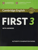 Book cover of: Cambridge English First 3 Student's Book with Answers