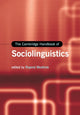 Book cover of: Cambridge Handbook of Sociolinguistics