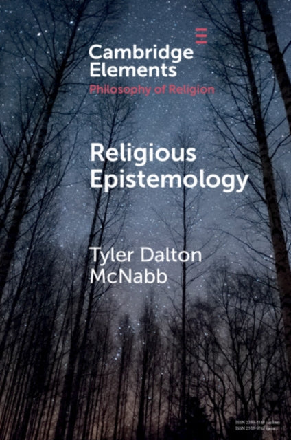 Book cover of: Religious Epistemology. By: Tyler McNabb