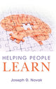 Book cover of: Helping People Learn. By: Joseph D. Novak