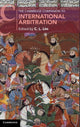 Book cover of: Cambridge Companion to International Arbitration. By: C. L. Lim