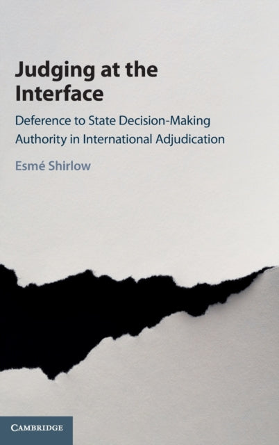 Book cover of: Judging at the Interface. By: Esmé Shirlow
