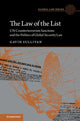 Book cover of: Law of the List. By: Gavin Sullivan