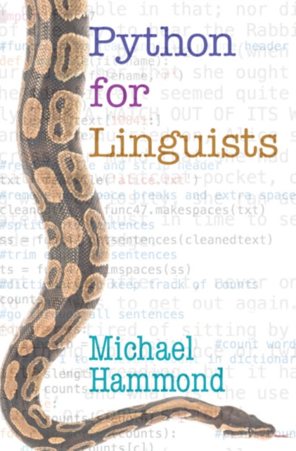 Book cover of: Python for Linguists. By: Michael Hammond