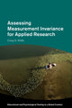 Book cover of: Assessing Measurement Invariance for Applied Research. By: Craig Wells